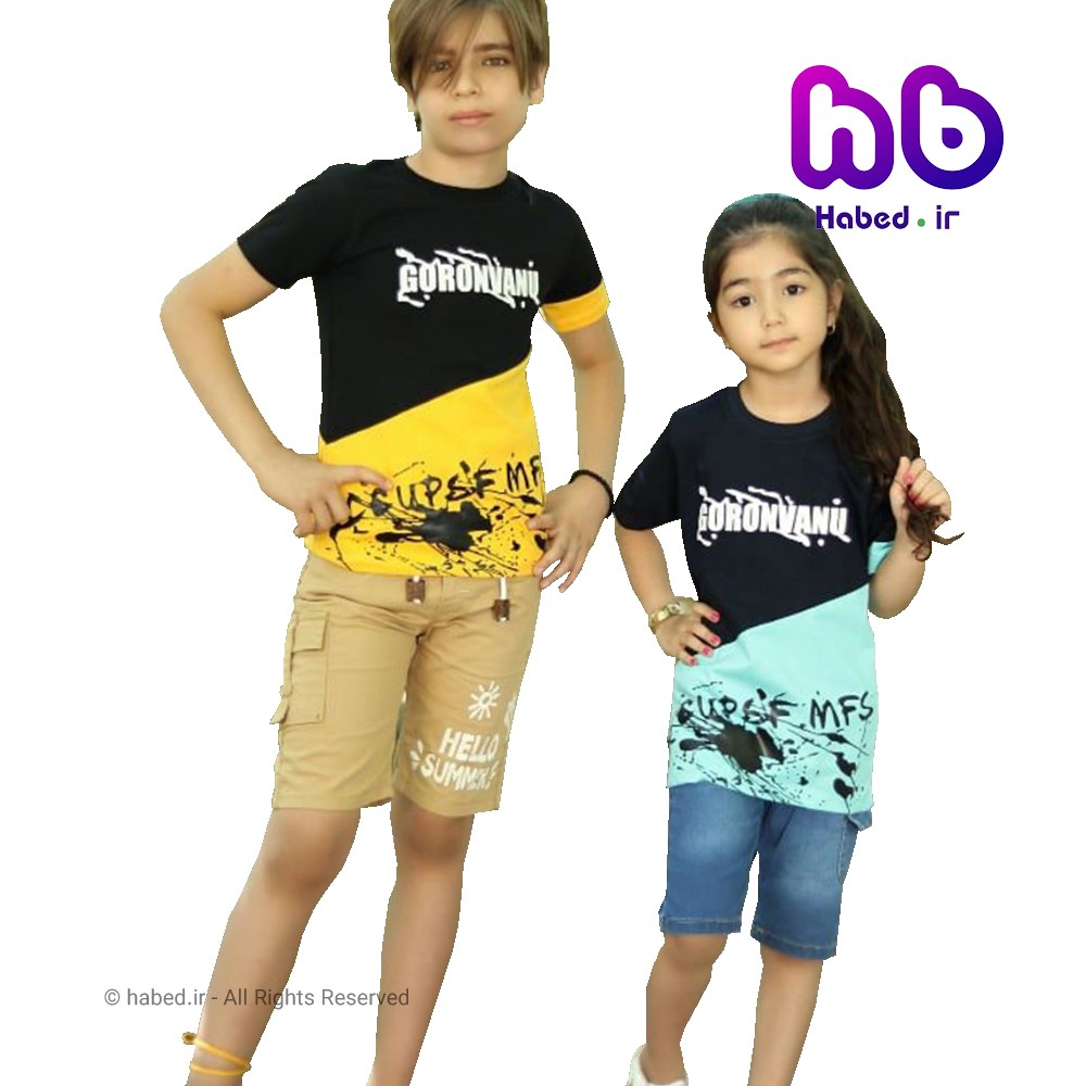 تیشرت اسپرت پسرانه و دخترانه ایرانی جنس پنبه درجه یک کد 1005