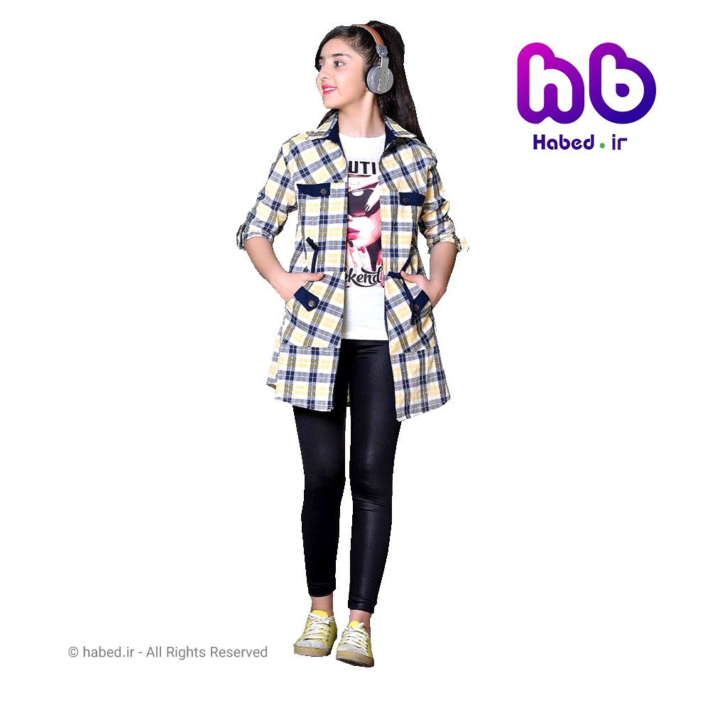 مانتو دوتکه دخترانه جلو باز ایرانی جنس نخی خنک جنس اعلا کد 1007