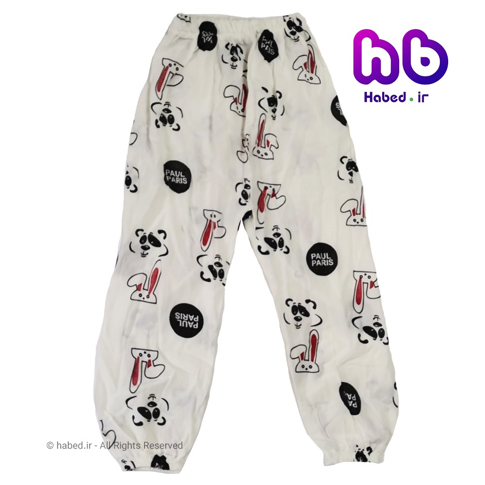 شلوار خانگی دخترانه ایرانی جنس نخی خنک کد 1058