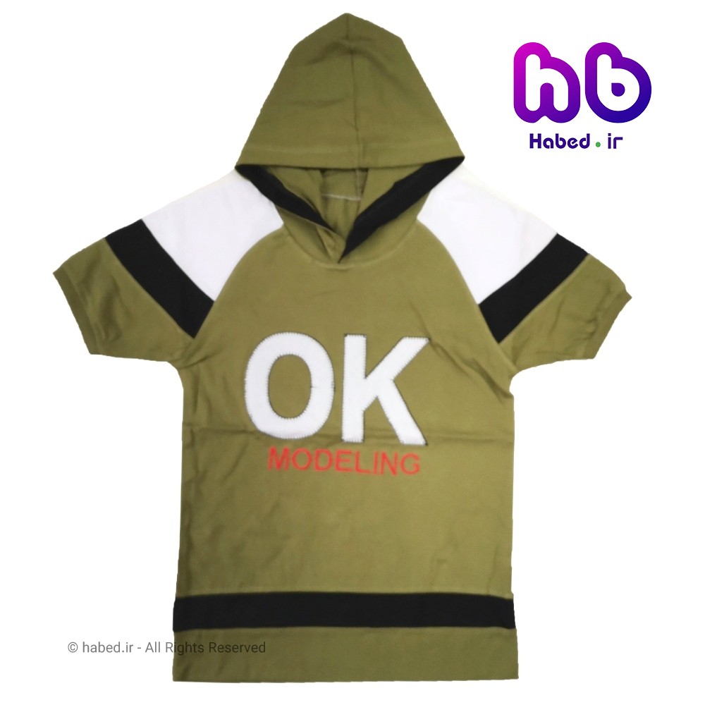 هودی پسرانه ایرانی طرح OK جنس پنبه کد 1060