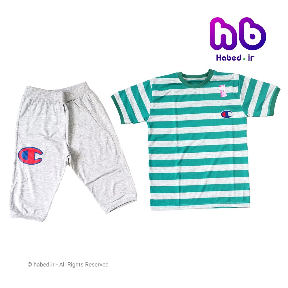 تیشرت شلوارک پسرانه ایرانی جنس پنبه دورو درجه یک کد 1099