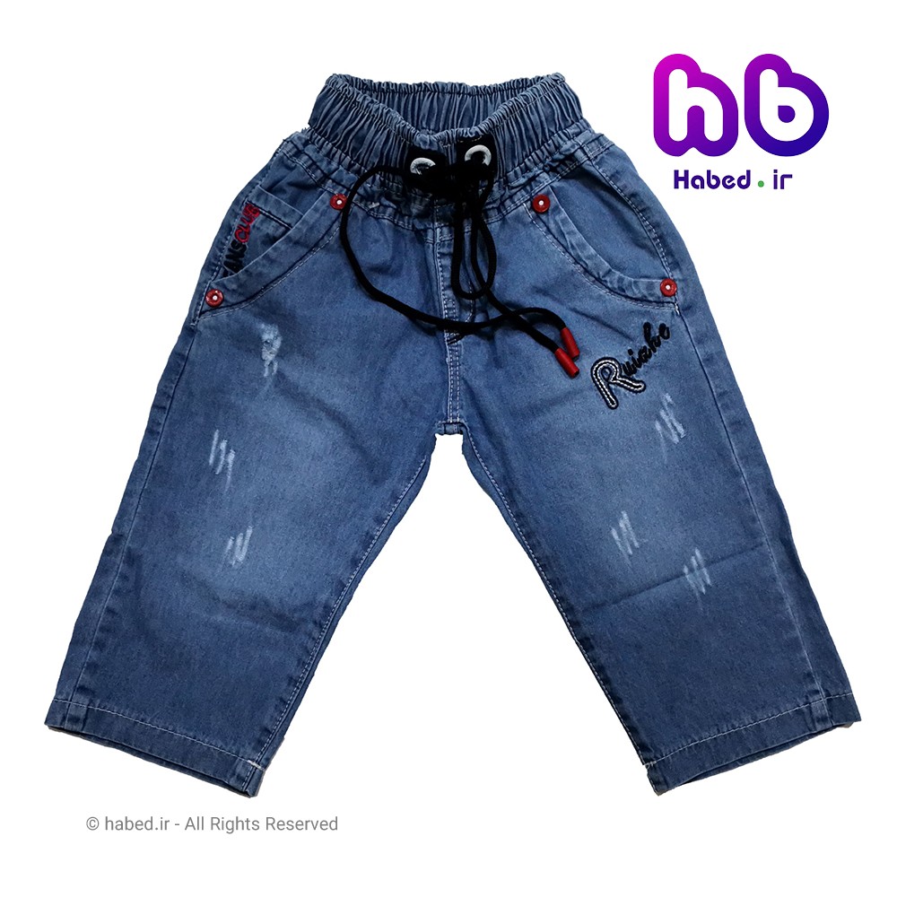 شلوارک جین اسپرت پسرانه و دخترانه ایرانی جنس خنک کد 1112