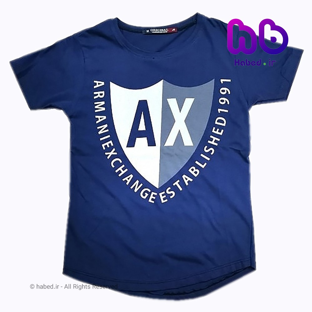 تیشرت پسرانه ایرانی طرح AX کد 1079