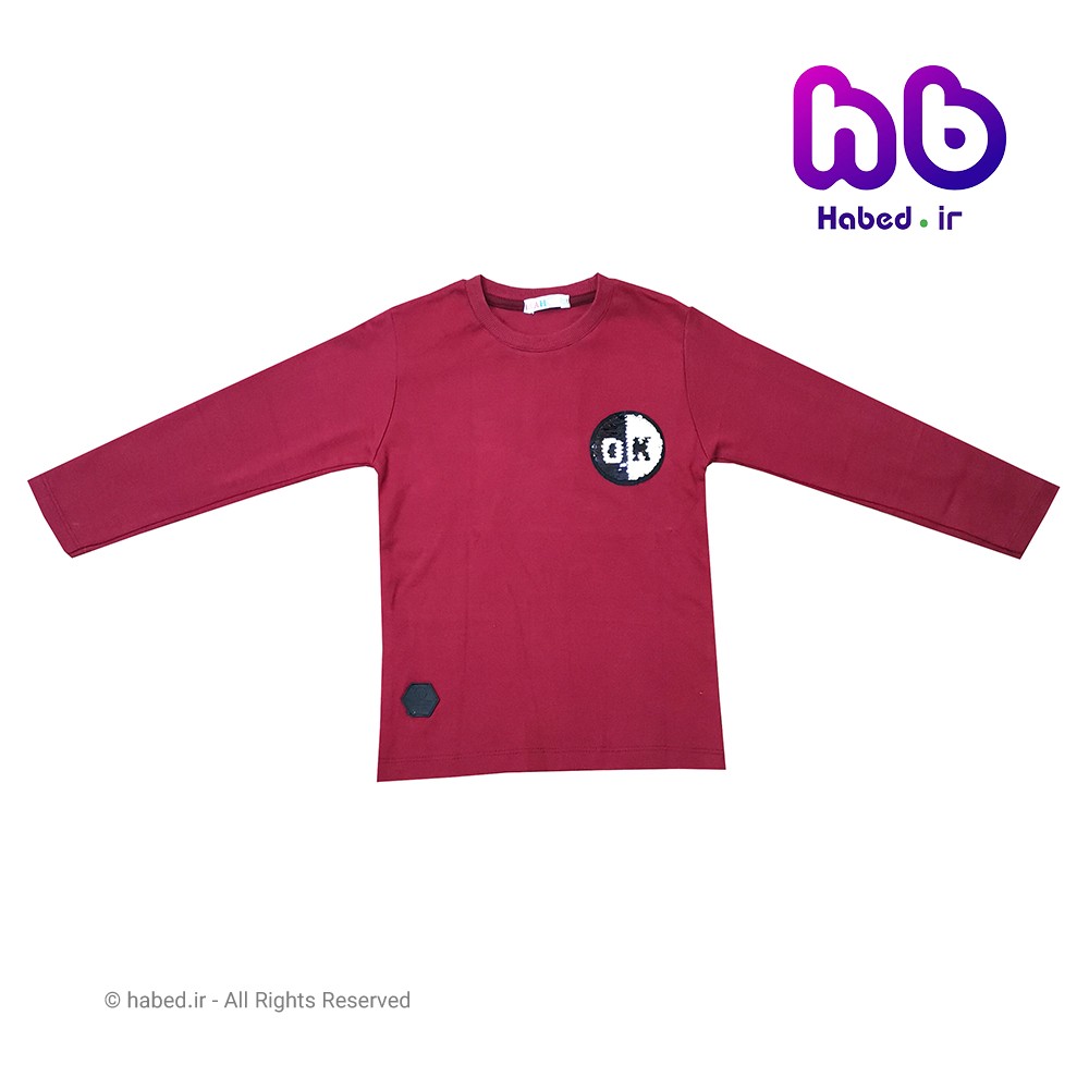 بلوز تک پسرانه پولکی ایرانی جنس پنبه دورو درجه یک کد 1172