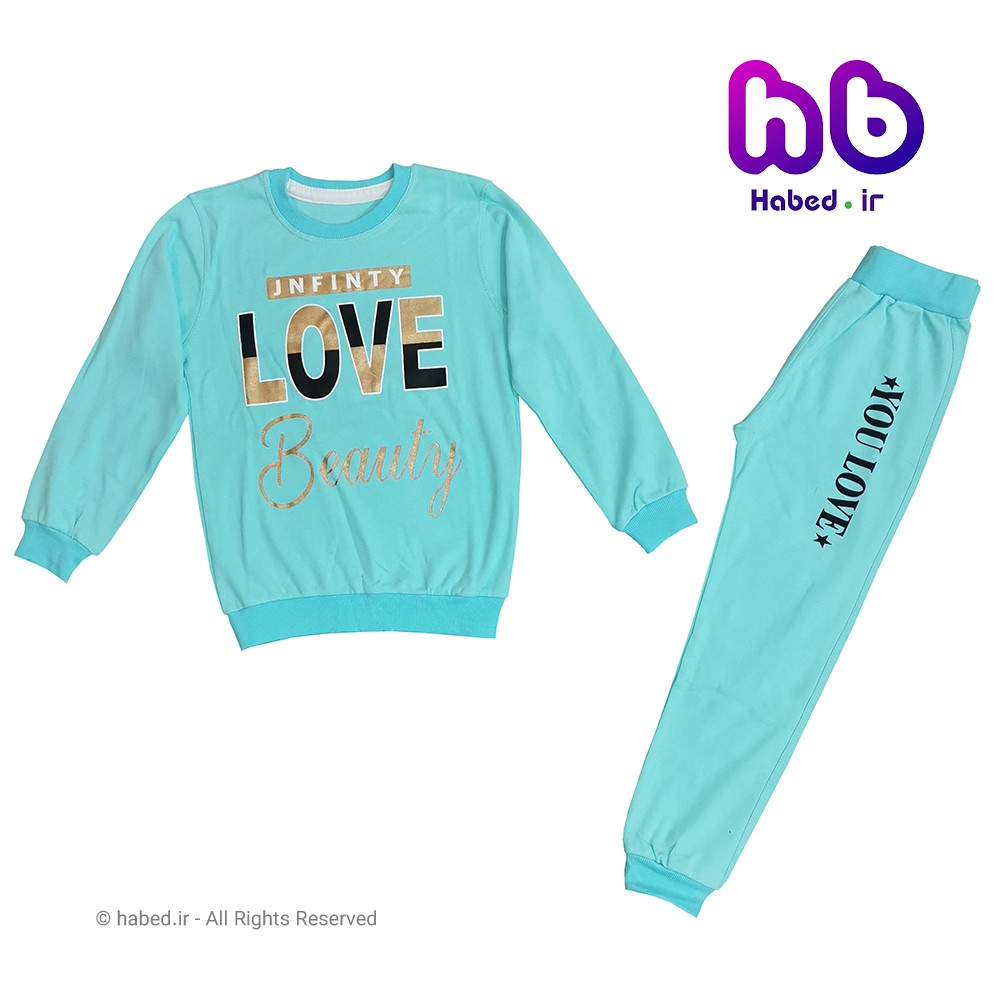 بلوز شلوار دخترانه ایرانی جنس پنبه دورو درجه یک کد 1184