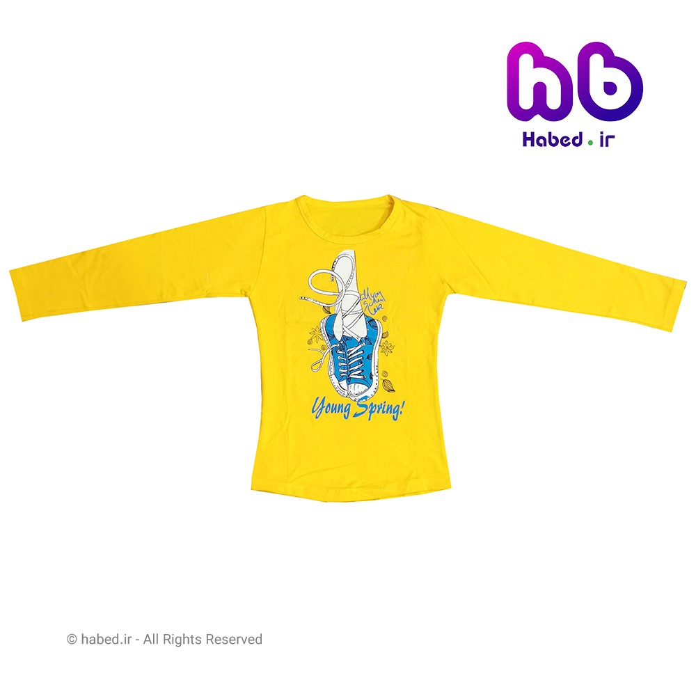 بلوز دخترانه جدید طرح کفش جنس درجه یک کد 1191