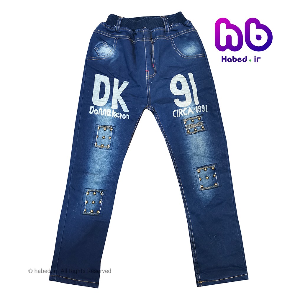 شلوار جین لایه دار جدید اسپرت شیک ( پسرانه و دخترانه ) جنس عالی کد 1236