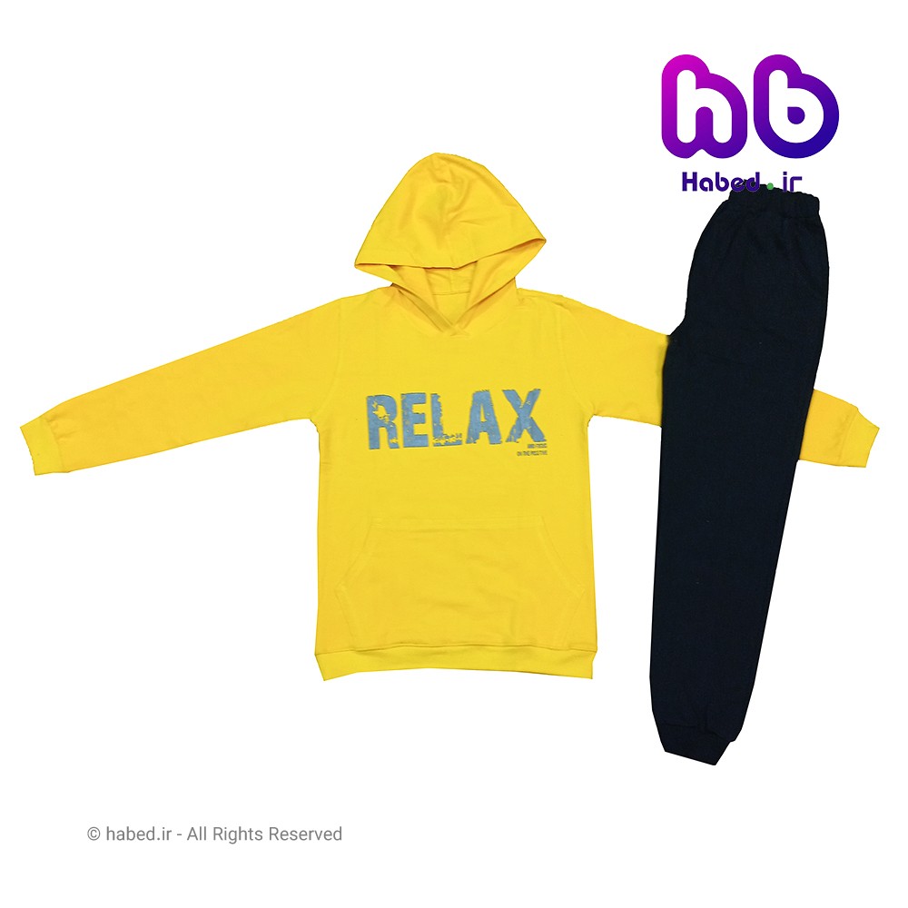 ست بلوز شلوار هودی جدید بچگانه ( پسرانه و دخترانه ) شیک جنس پنبه دورو درجه یک کد 1305