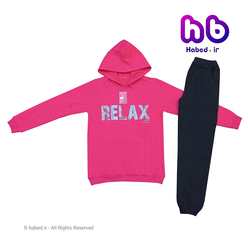 ست بلوز شلوار هودی جدید بچگانه ( پسرانه و دخترانه ) شیک جنس پنبه دورو درجه یک کد 1306