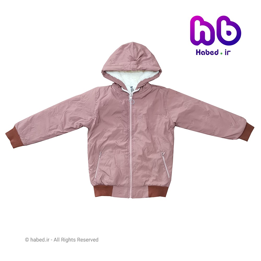 کاپشن سویشرت جدید بچگانه ( دخترانه ) شیک داخل کرک جنس روی کار بارونی کد 1310