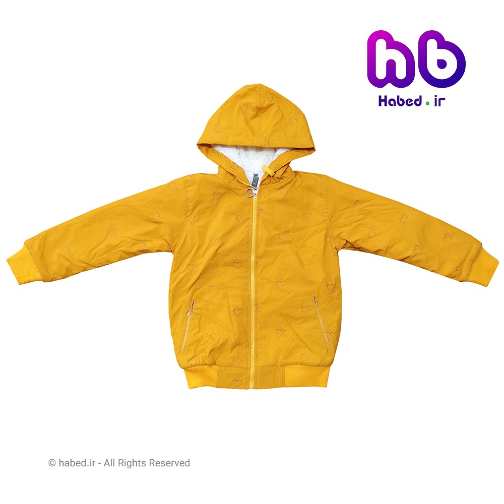 کاپشن سویشرت جدید بچگانه ( دخترانه ) شیک داخل کرک جنس روی کار بارونی کد 1311