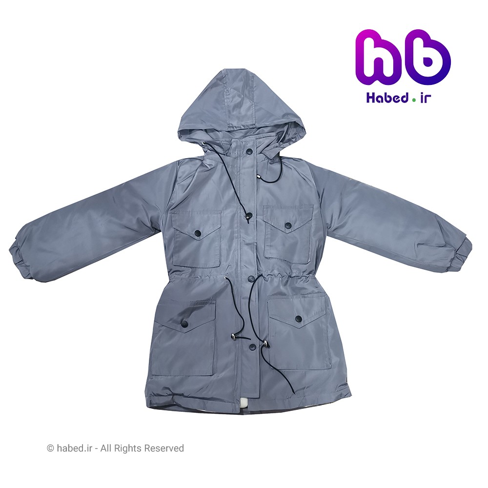 کاپشن بارونی جدید بچگانه ( دخترانه ) آستری دار شیک کد 1312