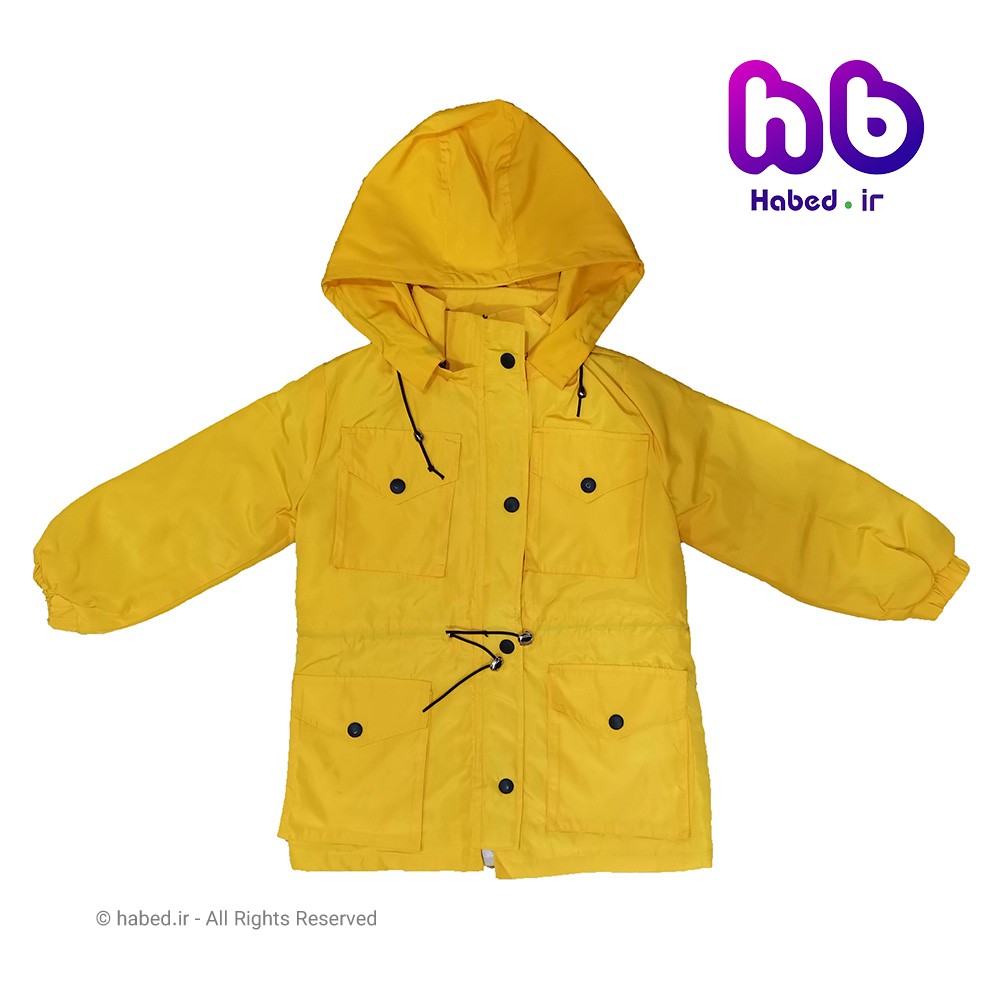 کاپشن بارونی جدید بچگانه ( دخترانه ) آستری دار شیک کد 1321