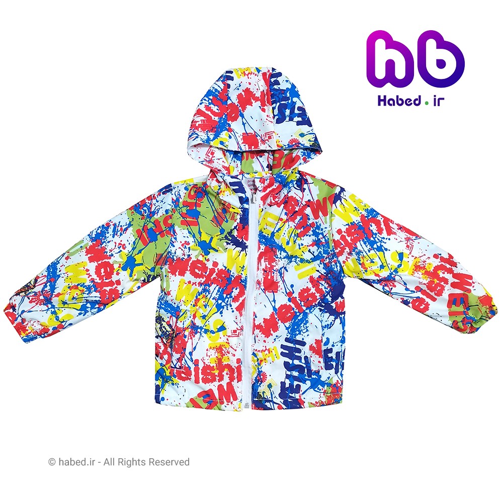 کاپشن جدید بچگانه پسرانه و دخترانه شیک جنس بادگیر داخل کرک کد 1340