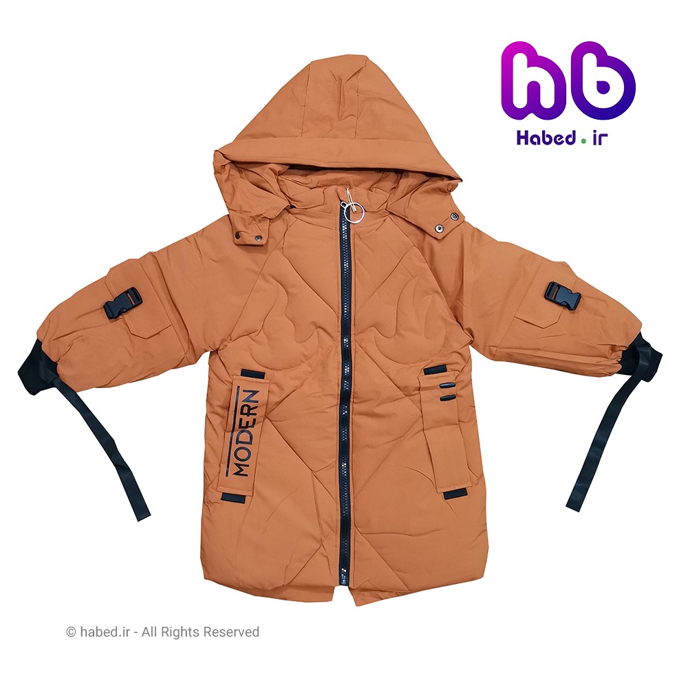 کاپشن کتان جدید بچگانه پسرانه و دخترانه شیک آستری دار ضخیم کد 1352