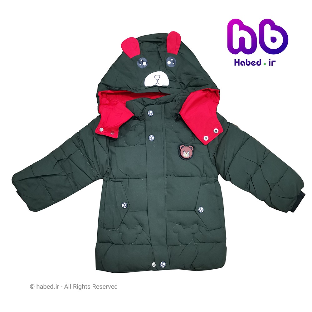 کاپشن جدید بچگانه پسرانه خارجی شیک جنس برزنت آستری دار کد 1354