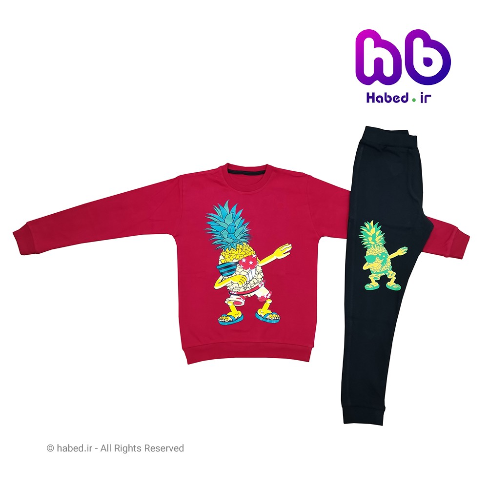 ست بلوز شلوار جدید اسپرت بچگانه ( پسرانه و دخترانه) شیک جنس پنبه دورو کد 1367