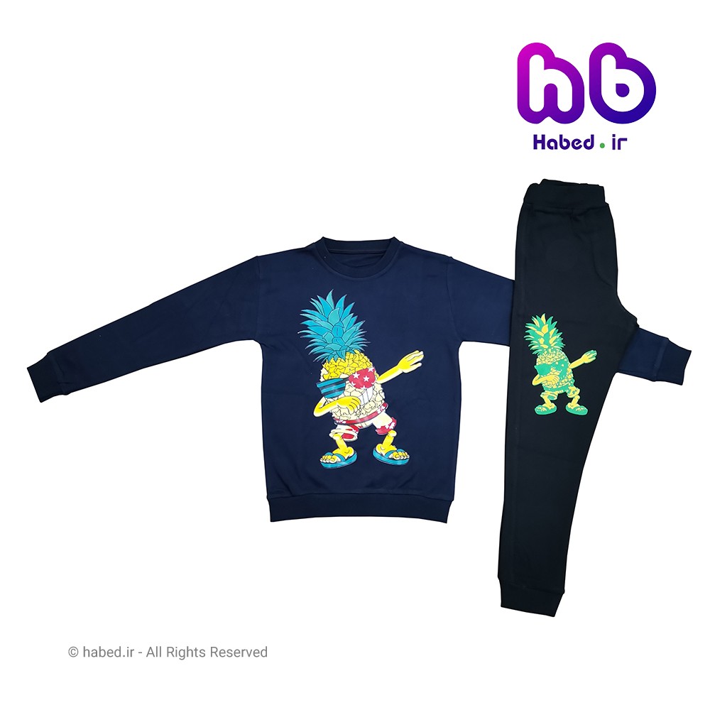 ست بلوز شلوار جدید اسپرت بچگانه ( پسرانه و دخترانه) شیک جنس پنبه دورو کد 1369