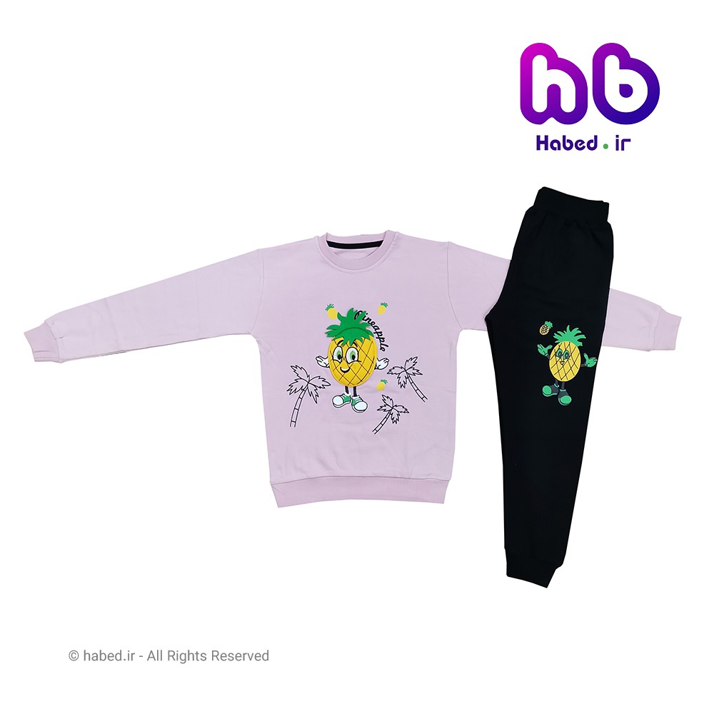 ست بلوز شلوار جدید بچگانه پسرانه و دخترانه ایرانی شیک جنس پنبه دورو کد 1381