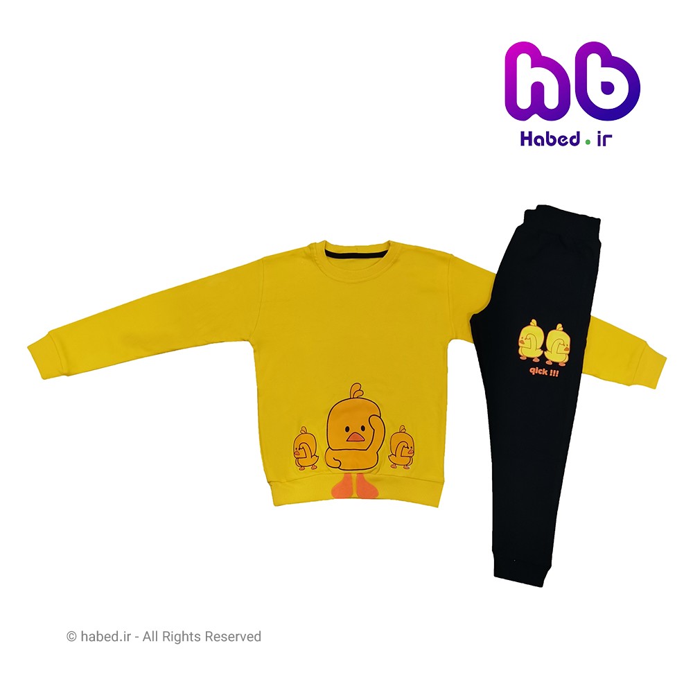 ست بلوز شلوار جدید بچگانه پسرانه و دخترانه ایرانی شیک جنس پنبه دورو کد 1384