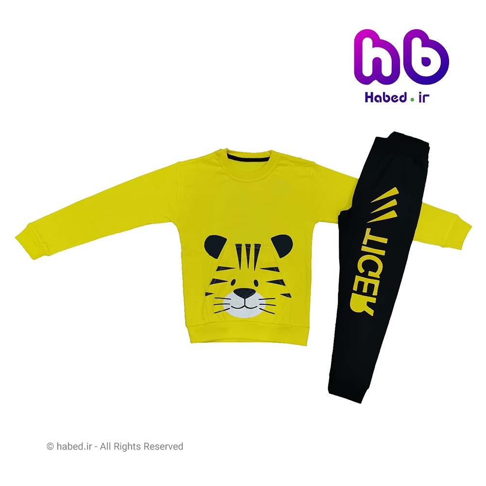 ست بلوز شلوار جدید بچگانه پسرانه ایرانی شیک جنس پنبه دورو کد 1386