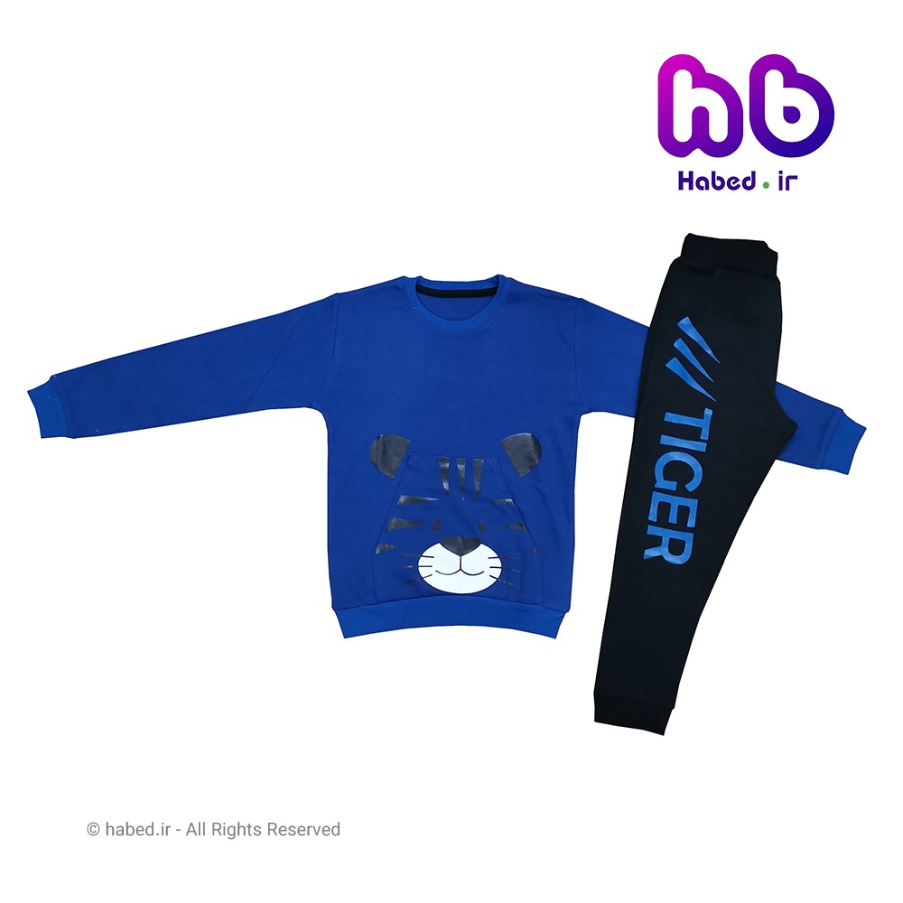 ست بلوز شلوار جدید بچگانه پسرانه ایرانی شیک جنس پنبه دورو کد 1387