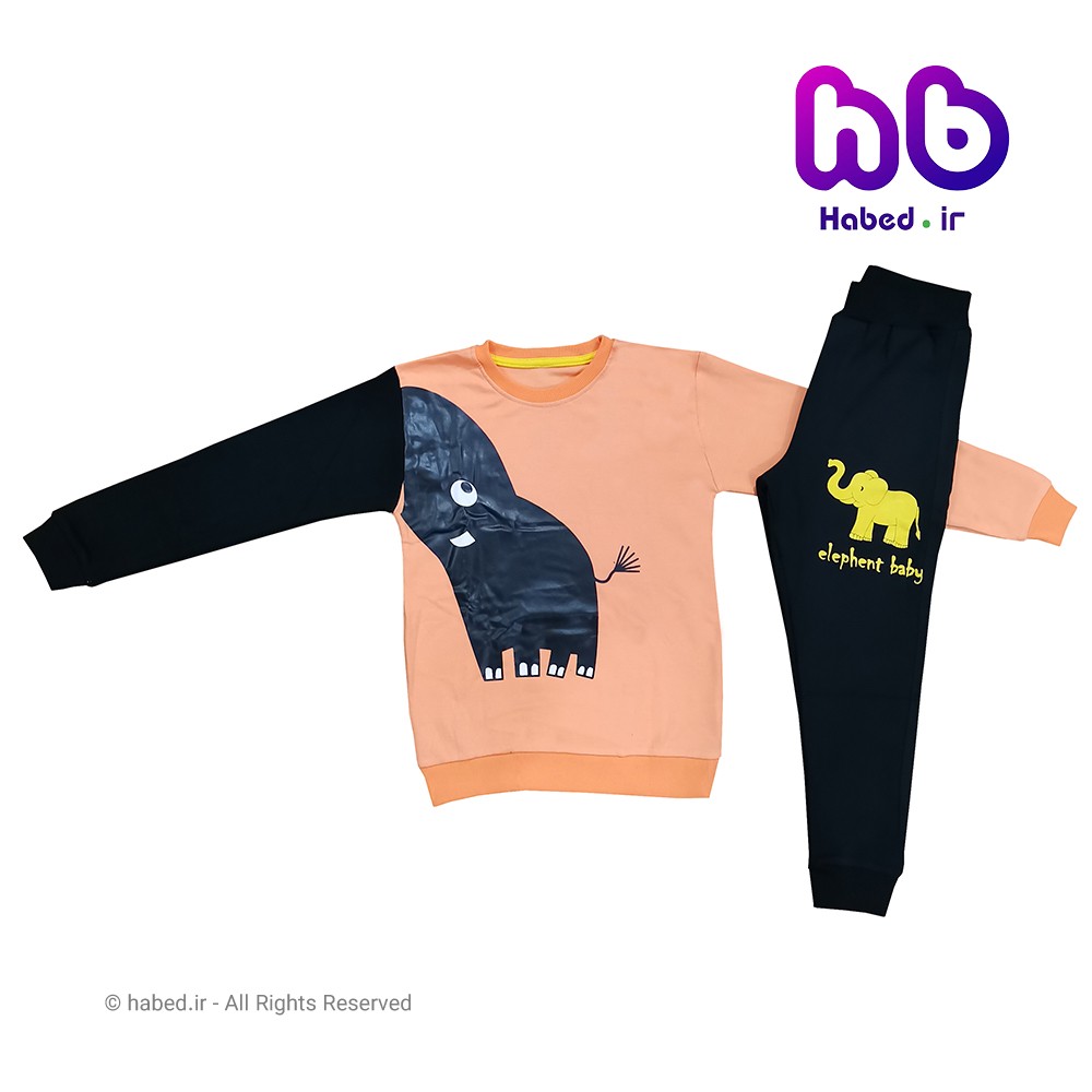 ست بلوز شلوار جدید بچگانه پسرانه و دخترانه ایرانی شیک جنس پنبه دورو کد 1388