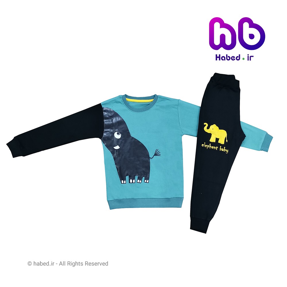 ست بلوز شلوار جدید بچگانه پسرانه و دخترانه ایرانی شیک جنس پنبه دورو کد 1389