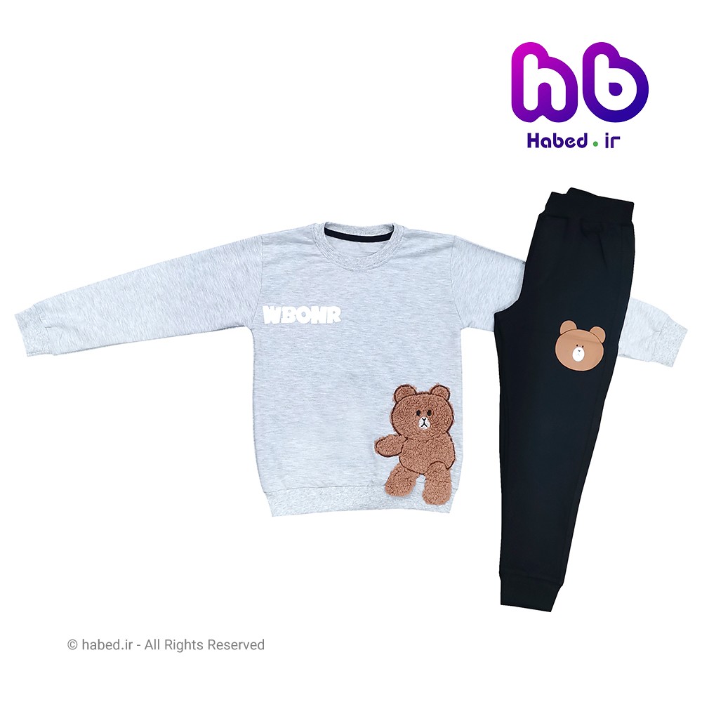 ست بلوز شلوار جدید بچگانه پسرانه و دخترانه ایرانی شیک جنس پنبه دورو کد 1393