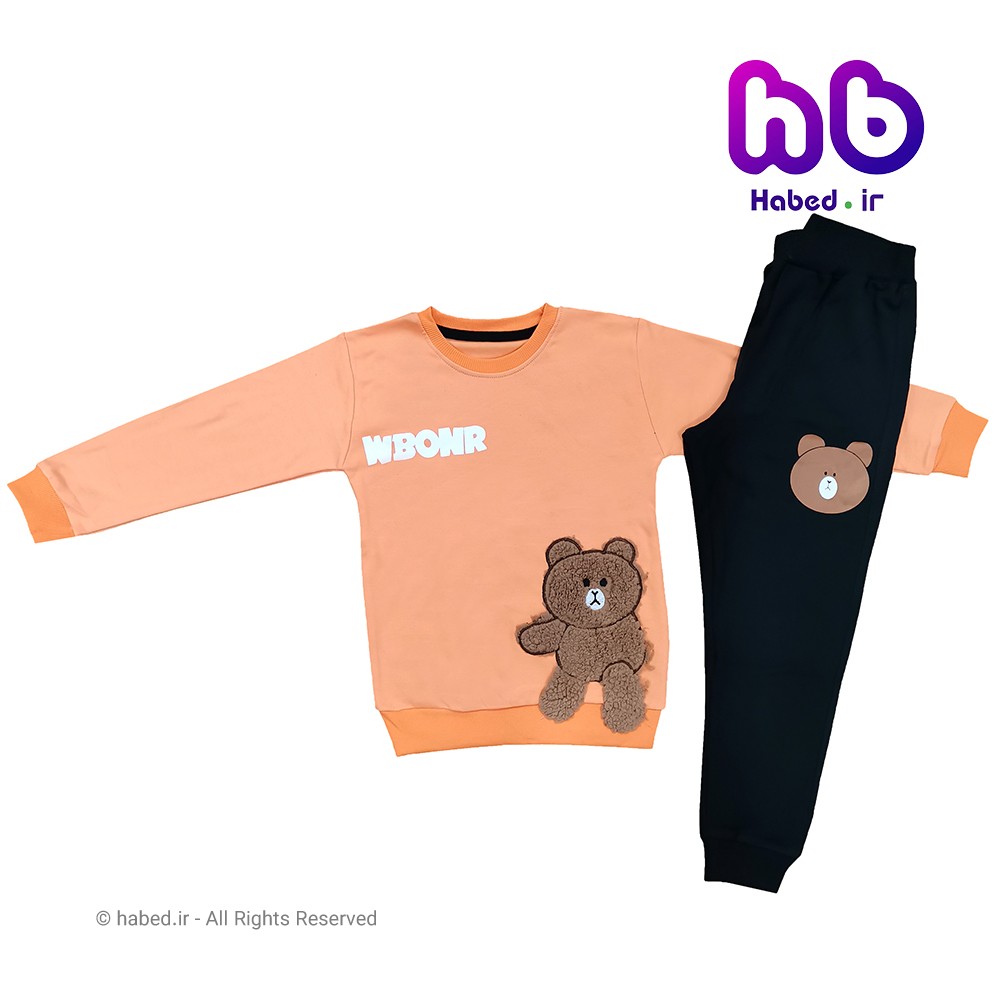 ست بلوز شلوار جدید بچگانه پسرانه و دخترانه ایرانی شیک جنس پنبه دورو کد 1394