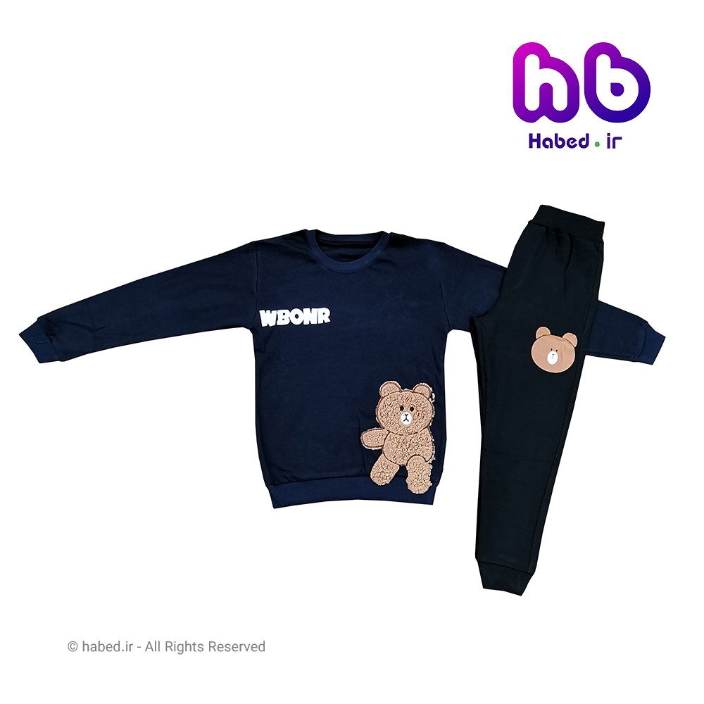 ست بلوز شلوار جدید بچگانه پسرانه و دخترانه ایرانی شیک جنس پنبه دورو کد 1395