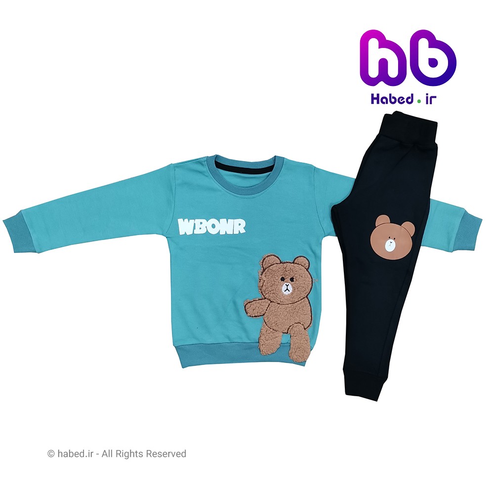 ست بلوز شلوار جدید بچگانه پسرانه و دخترانه ایرانی شیک جنس پنبه دورو کد 1396