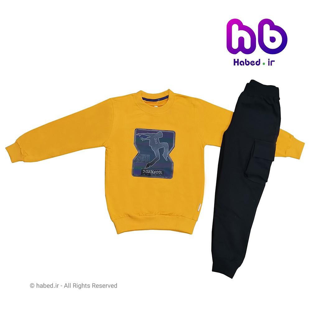 ست بلوز شلوار جدید بچگانه پسرانه و دخترانه ایرانی شیک جنس پنبه دورو کد 1402