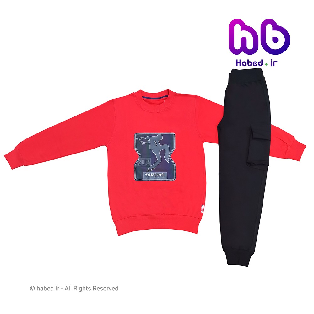 ست بلوز شلوار جدید بچگانه پسرانه و دخترانه ایرانی شیک جنس پنبه دورو کد 1403