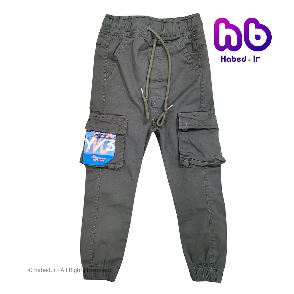 شلوار شش جیب جدید بچگانه پسرانه و دخترانه شیک جنس ساتن درجه یک کد 1407