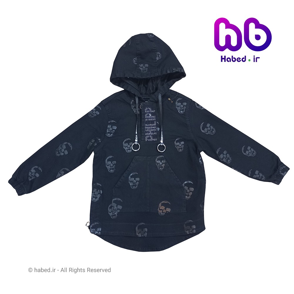 هودی جین جدید بچگانه اسپرت شیک جنس تضمینی کد 1444