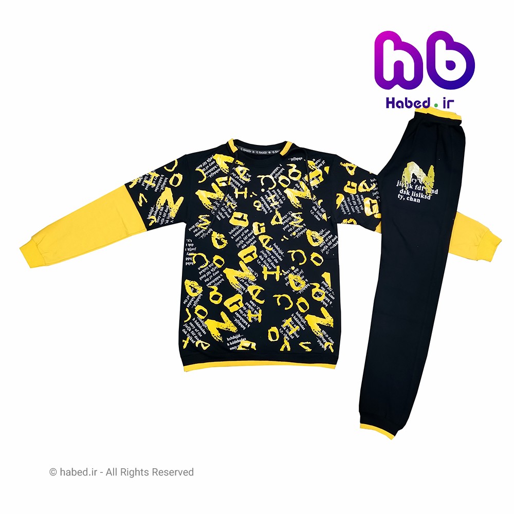 ست بلوز شلوار جدید بچگانه اسپرت پسرانه و دخترانه ایرانی جنس پنبه دورو درجه یک کد 1447