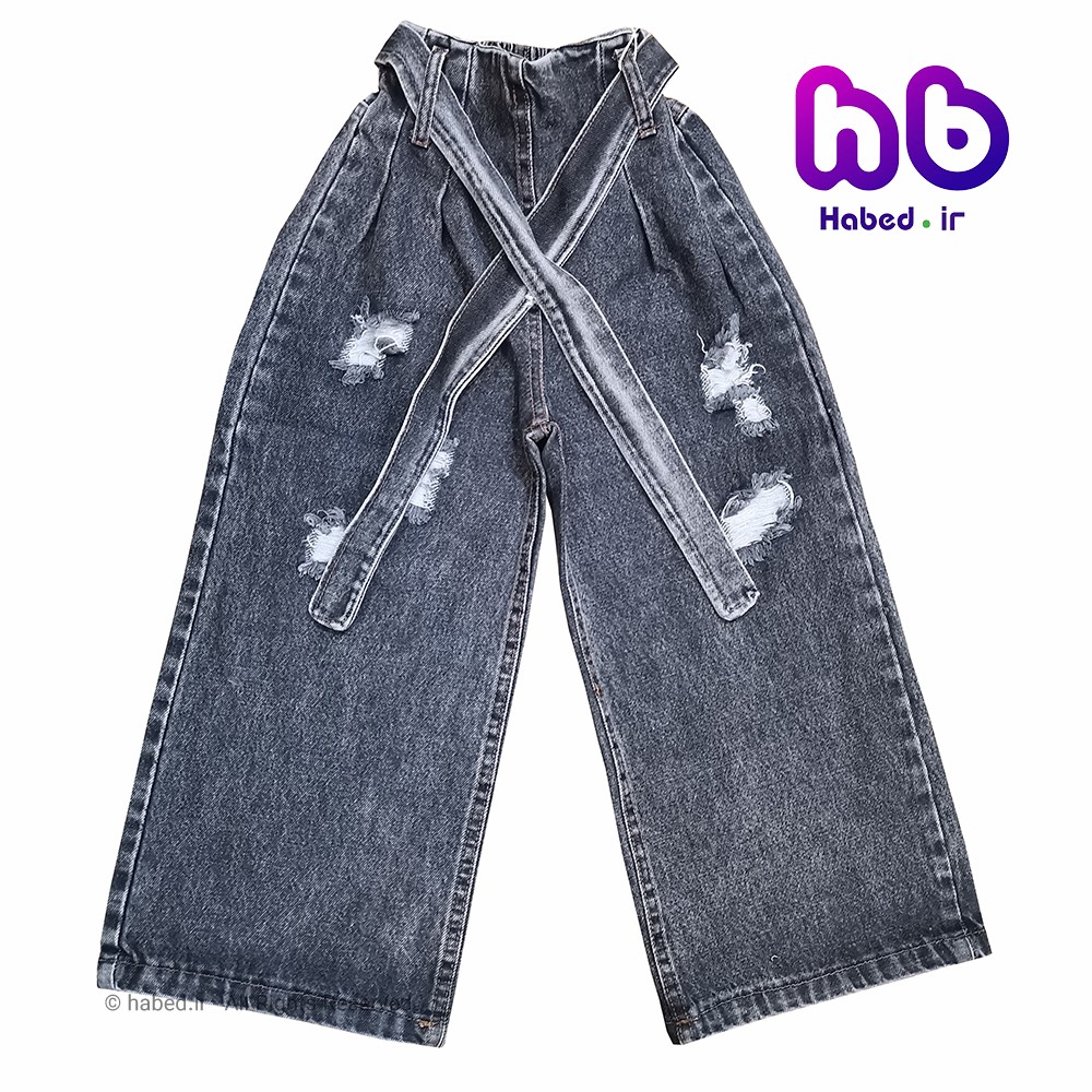 شلوار جین جدید بگ بچگانه ( دخترانه) شیک جنس عالی کد 1450