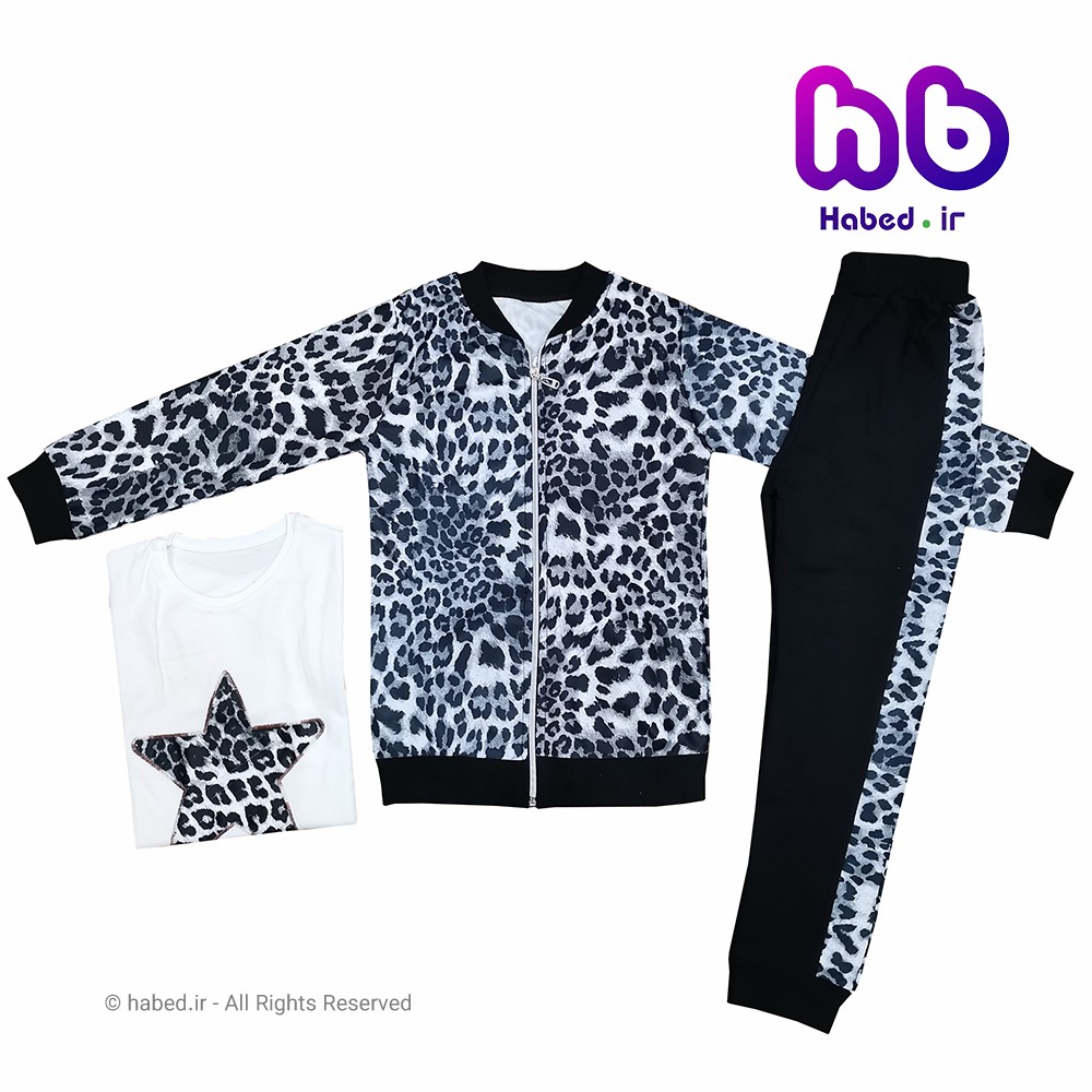 ست جدید سویشرت شلوار دخترانه شیک جنس ویسکوز تضمینی کد 1455