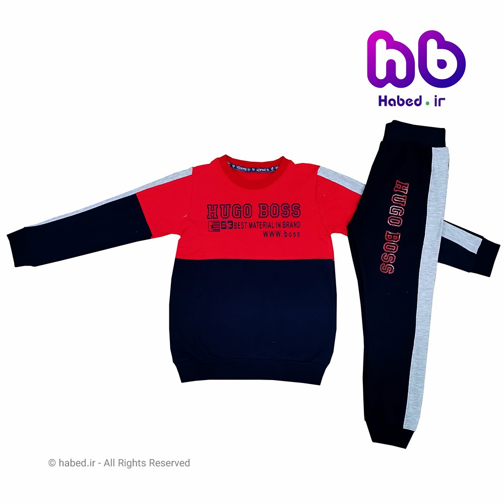 ست بلوز شلوار جدید بچگانه پسرانه شیک جنس پنبه تضمینی کد 1467