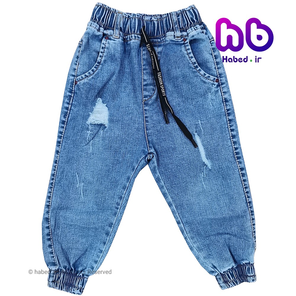 شلوار جین ( لی ) جدید مام فیت بچگانه اسپرت پسرانه و دخترانه شیک جنس تضمینی کد 1478