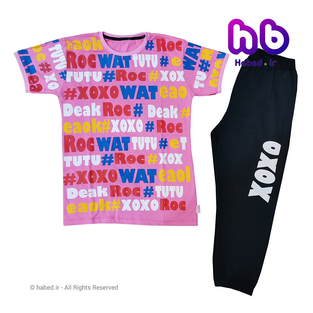 ست تیشرت و شلوارک جدید بچگانه اسپرت شیک کد 1492