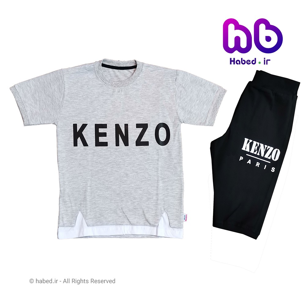 ست تیشرت و شلوارک جدید بچگانه پسرانه شیک جنس پنبه دورو درجه یک کد 1500