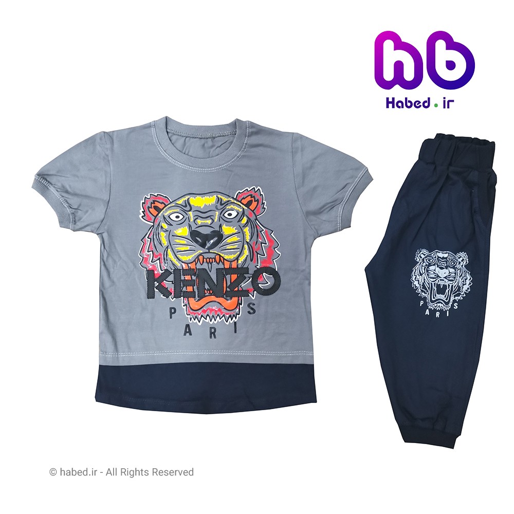 ست تیشرت شلوارک جدید بچگانه ( پسرانه و دخترانه ) شیک جنس تضمینی کد 1524