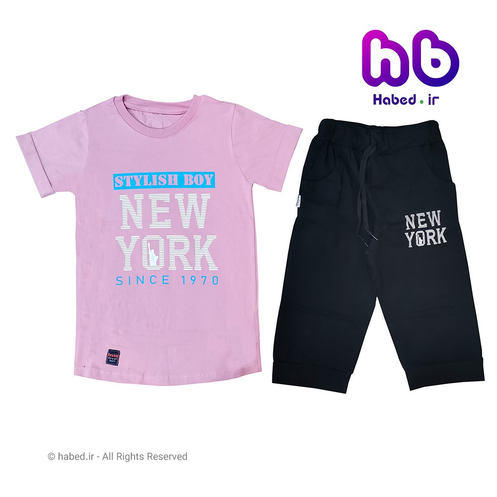 ست تیشرت شلوارک جدید اسپرت بچگانه پسرانه و دخترانه شیک جنس تضمینی کد 1558