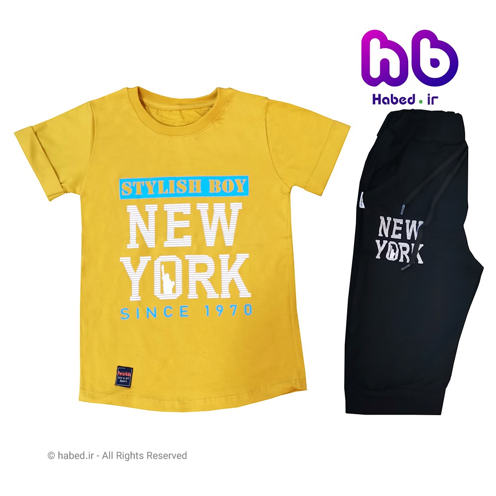 ست تیشرت شلوارک جدید اسپرت بچگانه پسرانه و دخترانه شیک جنس تضمینی کد 1560