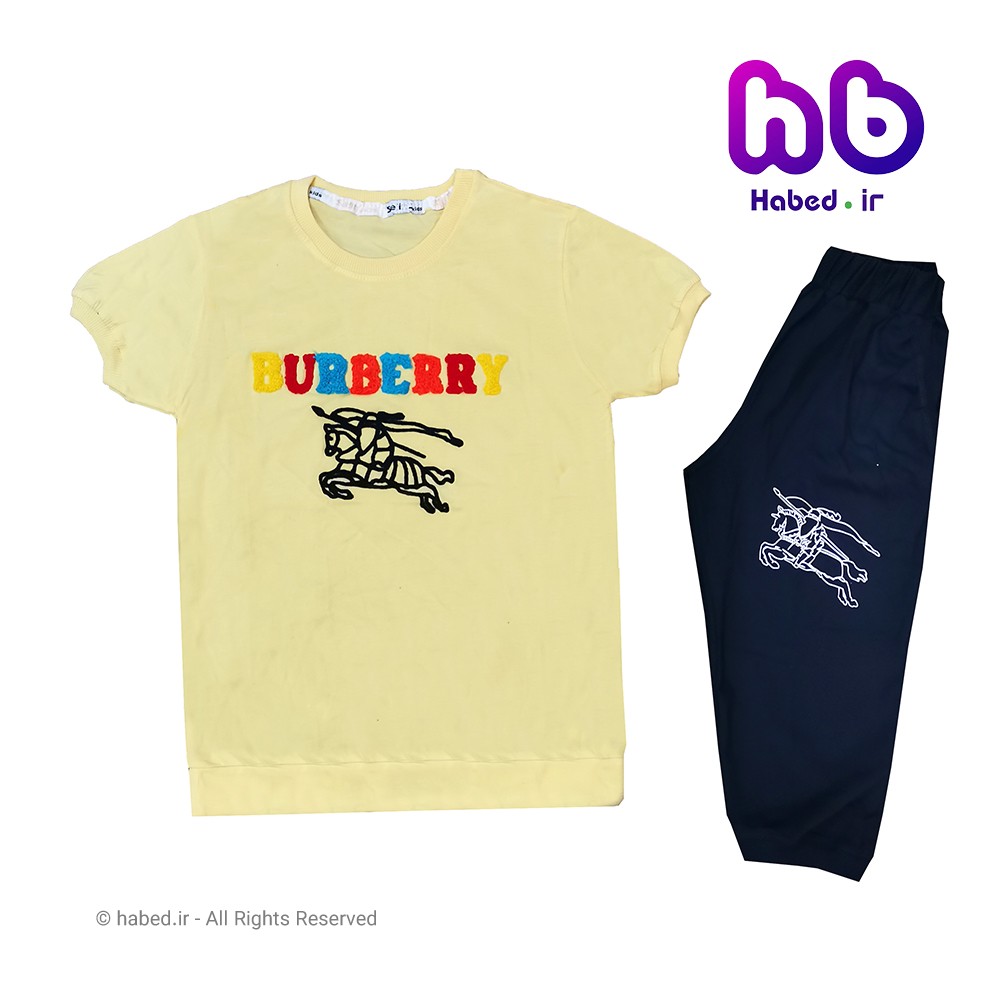 ست تیشرت شلوارک جدید بچگانه ( پسرانه و دخترانه ) شیک جنس تضمینی کد 1563
