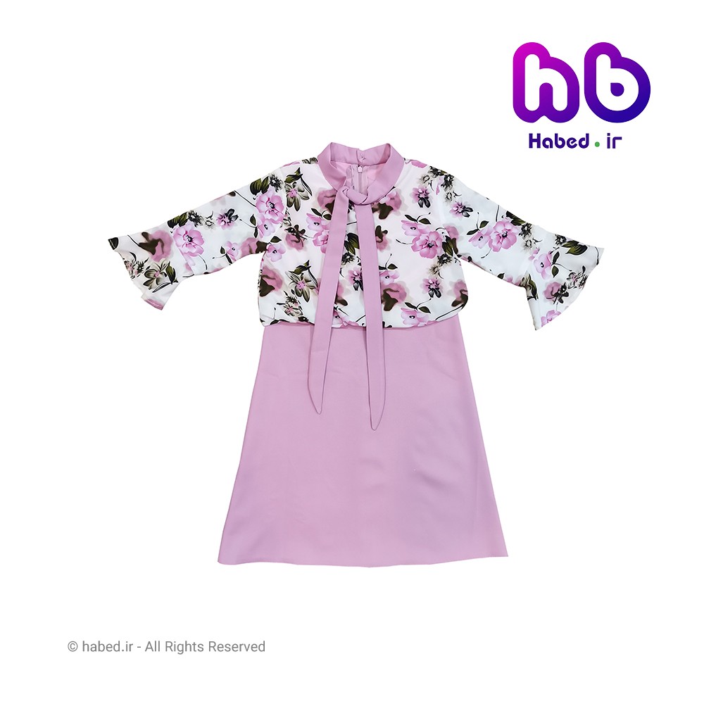 تونیک جدید گلدار دخترانه شیک جنس بسیار عالی کد 1635