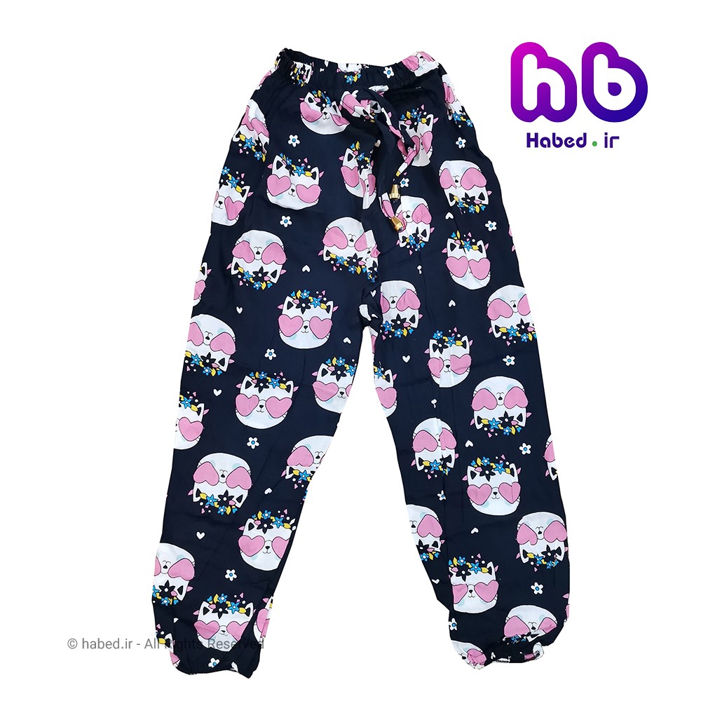 شلوار نخی جدید سندبادی دخترانه شیک و خنک جنس تضمینی و بدون آبرفت کد 1639