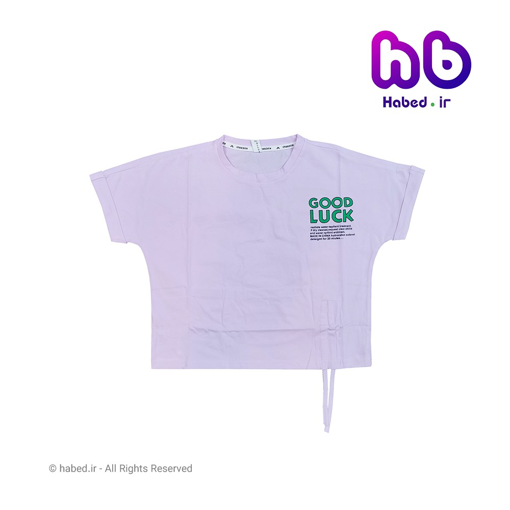 تیشرت کراپ تک بچگانه دخترانه خارجی جدید و شیک پشت چاپ دار جنس گیاهی تضمینی کد 1746